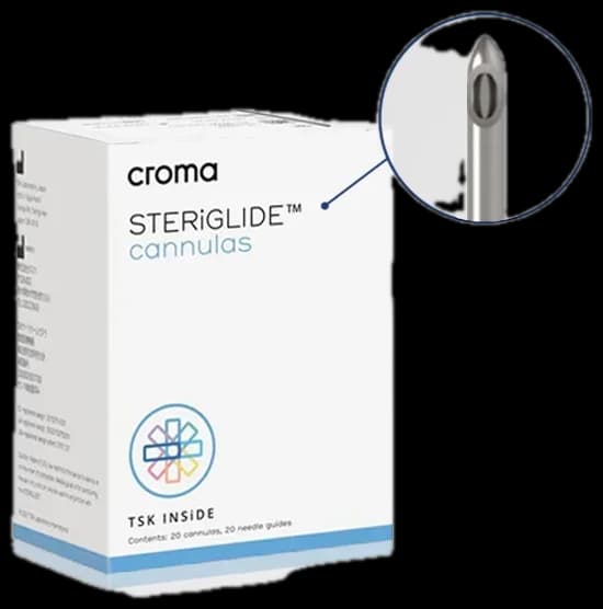 Croma TSK Steriglide Cannula 25G x 50mm - SGC-25050-C020