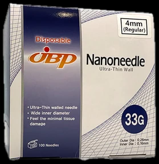 JBP Nanoneedle 33G x 4mm (Mesotherapy)