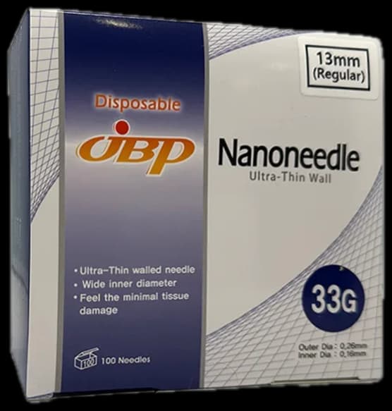JBP Nanoneedle 33G x 13mm