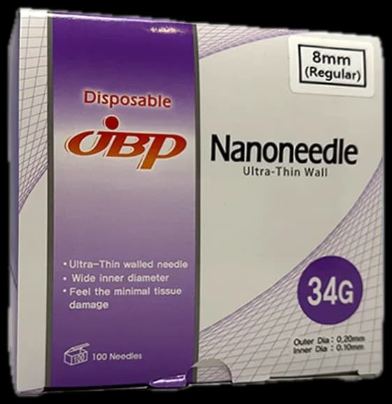 JBP Nanoneedle 34G x 8mm