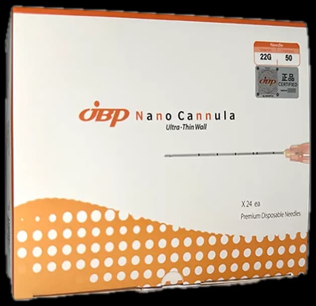 JBP Nano Cannula 22G x 50mm