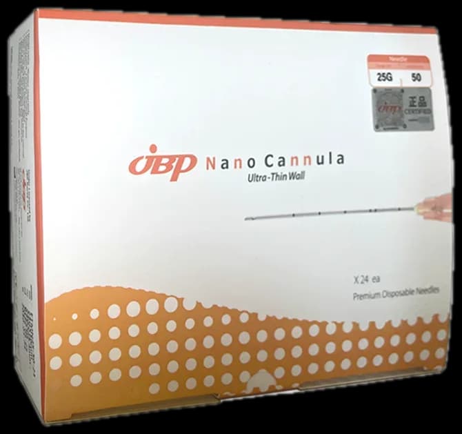 JBP Nano Cannula 25G x 50mm