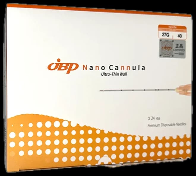 JBP Nano Cannula 27G x 40mm