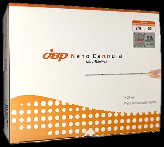 JBP Nano Cannula 27G x 50mm