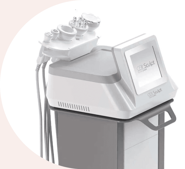 CEII Sculpt body sculpting device with handpieces
